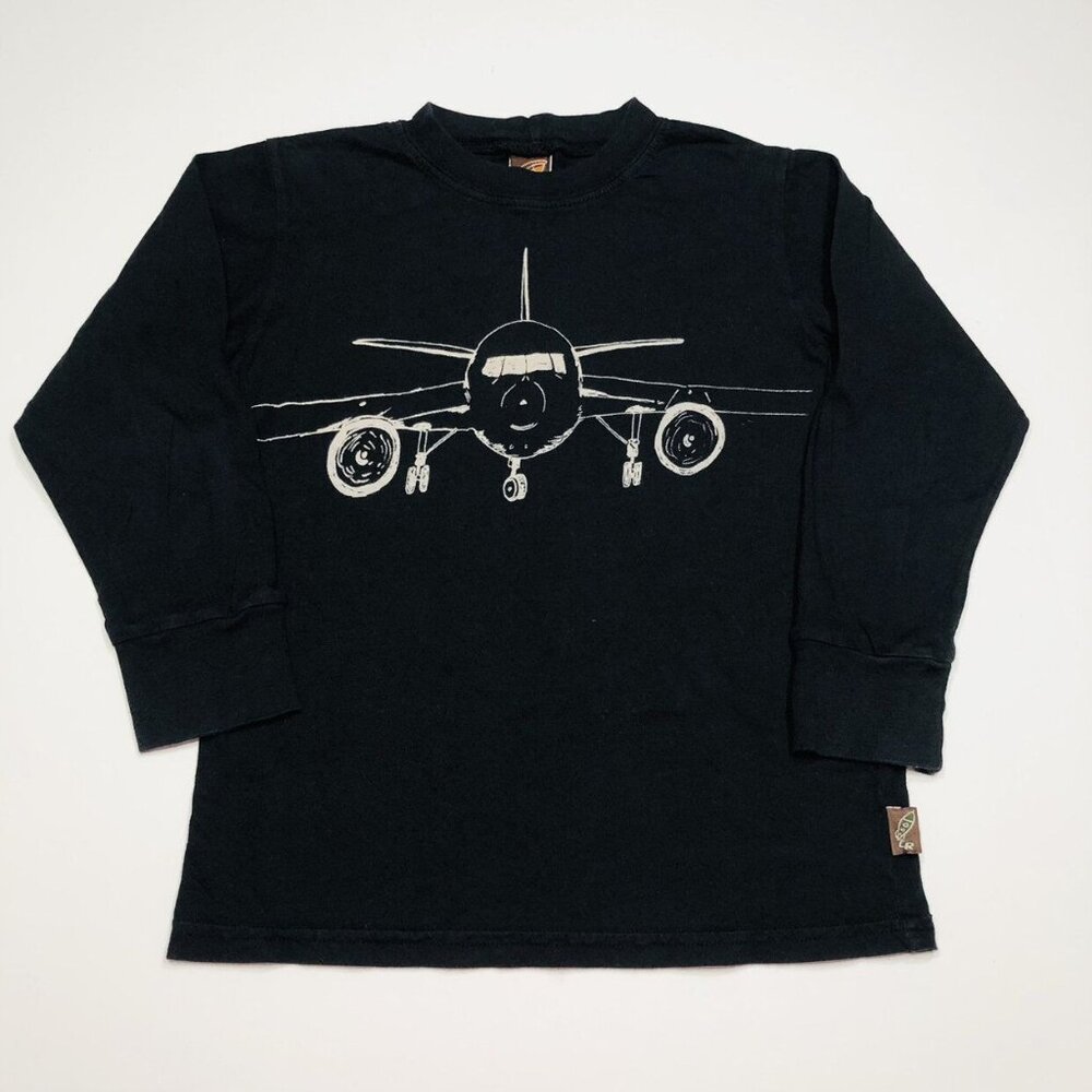 CHARLIE ROCKET Black Airplane โ๏ธ Top {4/5}